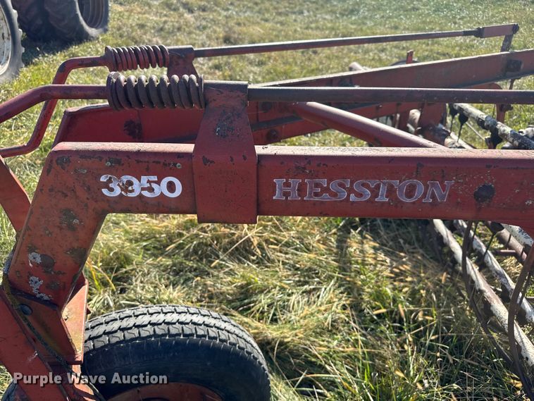 image for item FK0593 Hesston 3950 hay rake