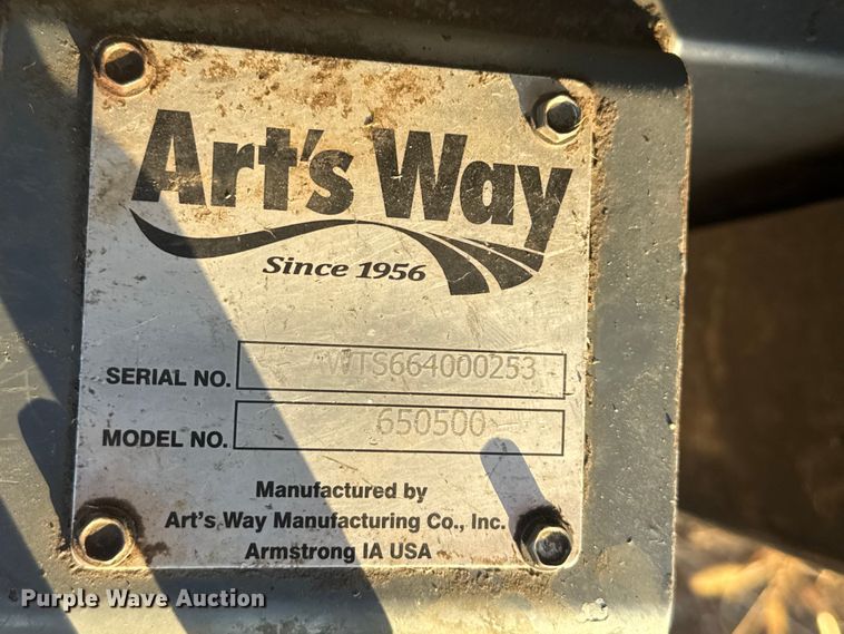 image for item FK0613 Art's Way 650500 skid steer bale processor