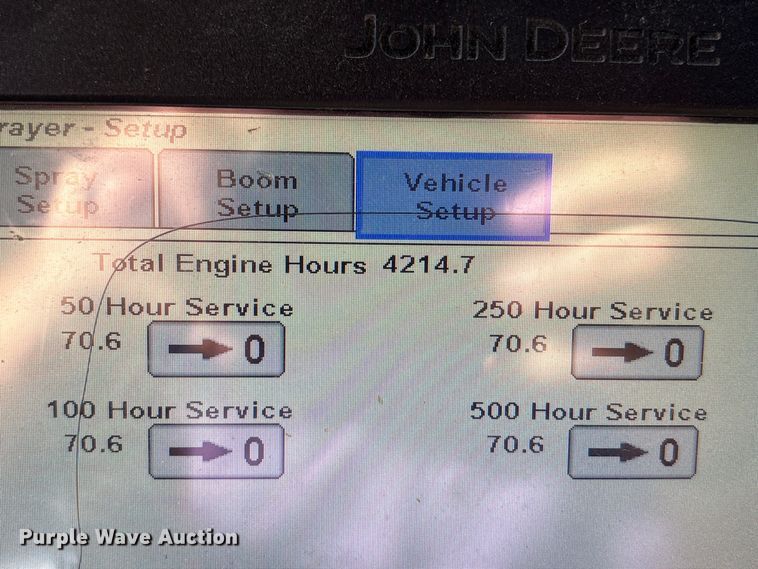 image for item FK1008 2016 John Deere R4038 sprayer