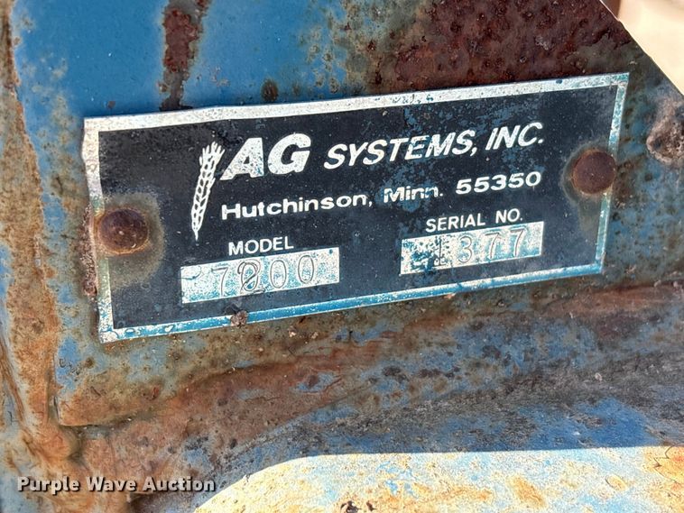 image for item FK1009 AG Systems Nitromaster 7200 NH3 applicator