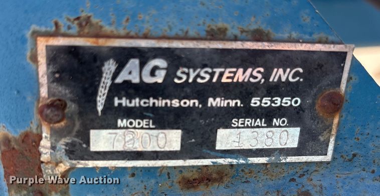 image for item FK1010 AG Systems Nitromaster 7200 NH3 applicator