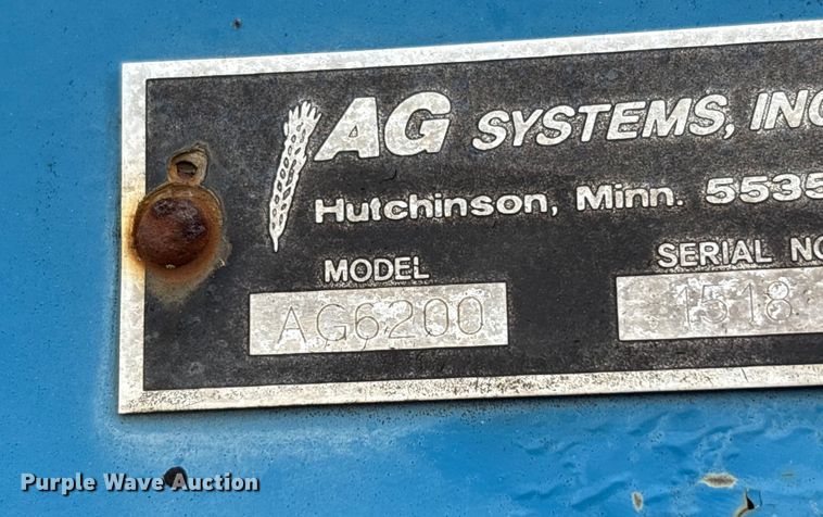image for item FK1012 AG Systems AG6200 NH3 applicator