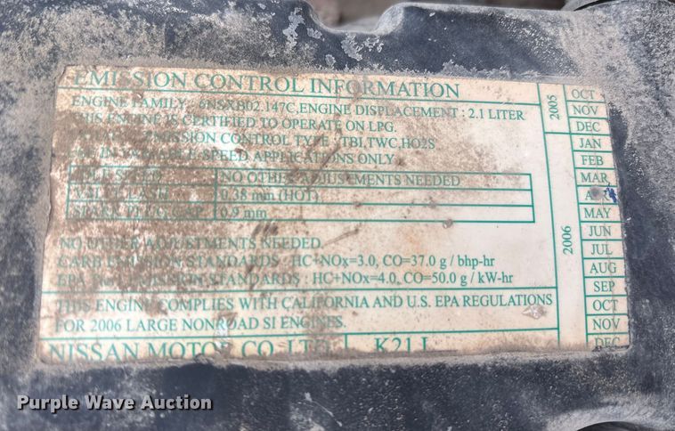 image for item FK1015 TCM FG30T7L forklift