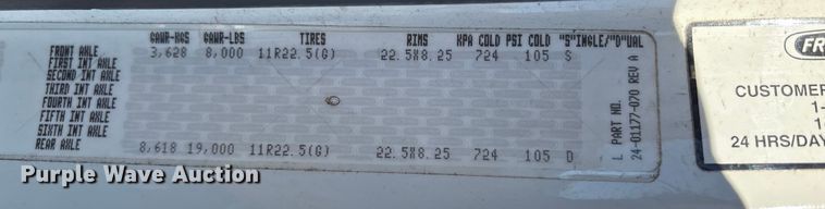 image for item FK1017 2005 Freightliner M2 106 truck cab and chassis