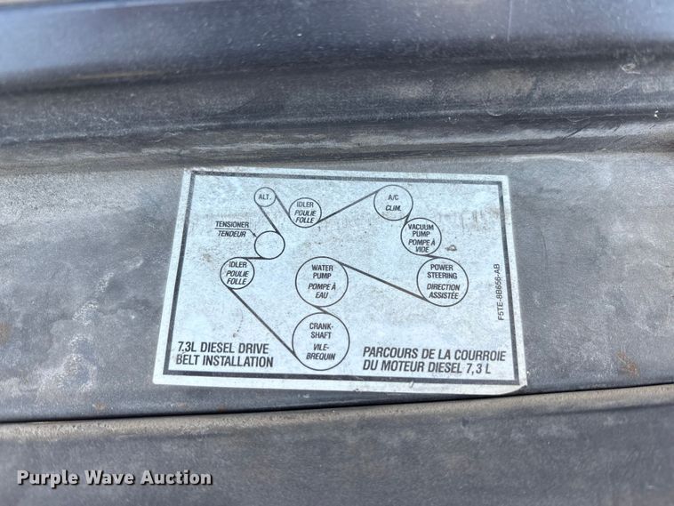 image for item FK1019 1997 Ford F350 XL pickup truck