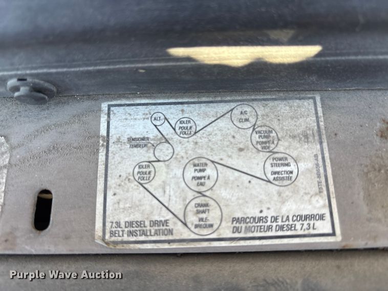 image for item FK1022 1997 Ford F350 sprayer bed pickup truck