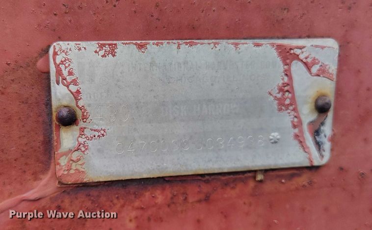 image for item IH9337 International 490 tandem disk