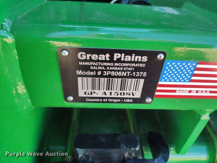 image for item IP9739 2023 Great Plains 3P806NT no-till grain drill