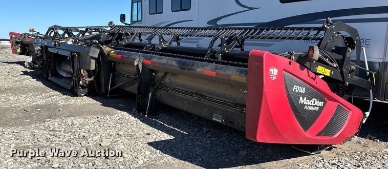 image for item YA1360 2019 MacDon FD140 flex draper head