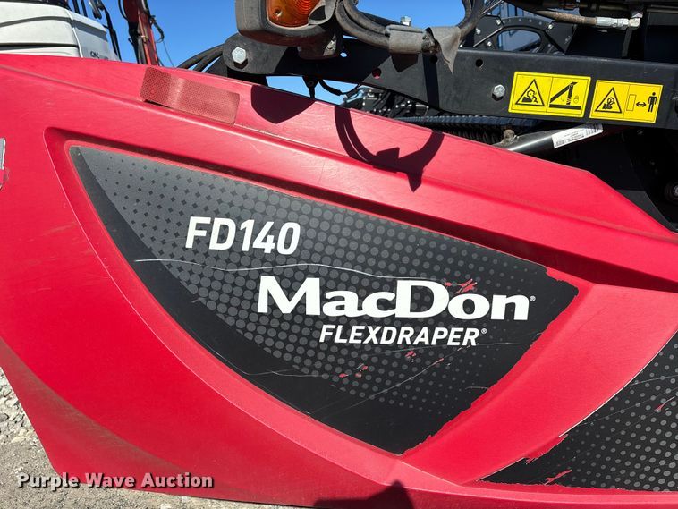 image for item YA1360 2019 MacDon FD140 flex draper head