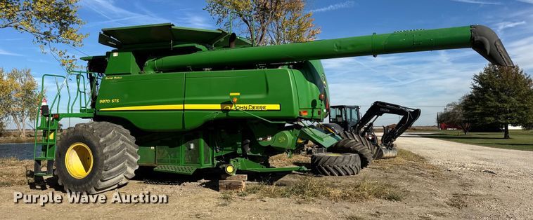 image for item YA1410 2010 John Deere 9870 STS combine