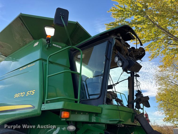 image for item YA1410 2010 John Deere 9870 STS combine