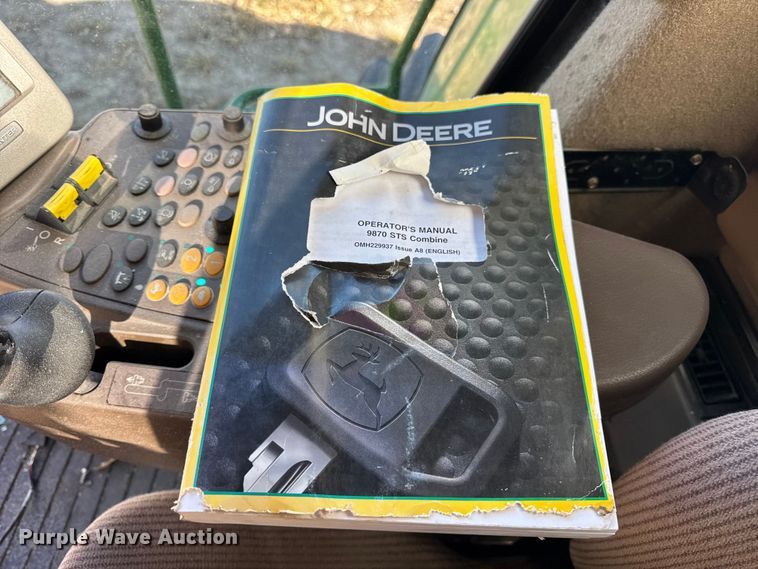 image for item YA1410 2010 John Deere 9870 STS combine
