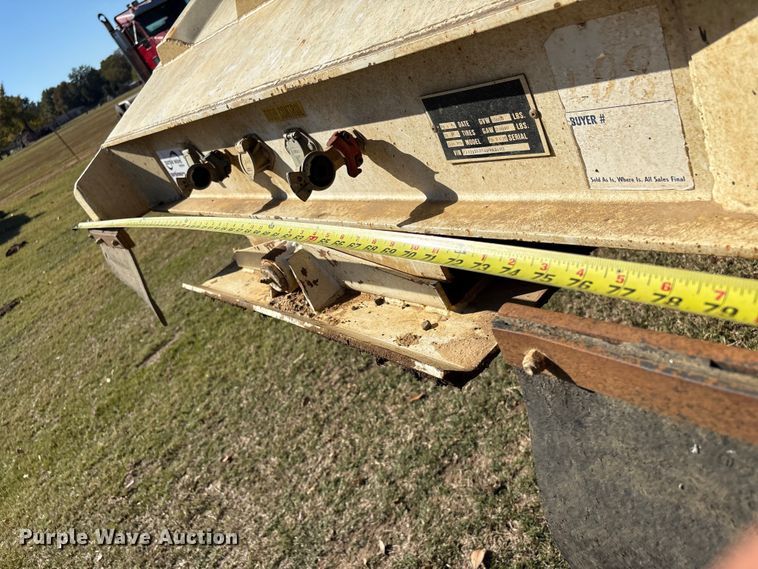 image for item DJ7933 1999 CPS Trailers SBD 240 bottom dump trailer