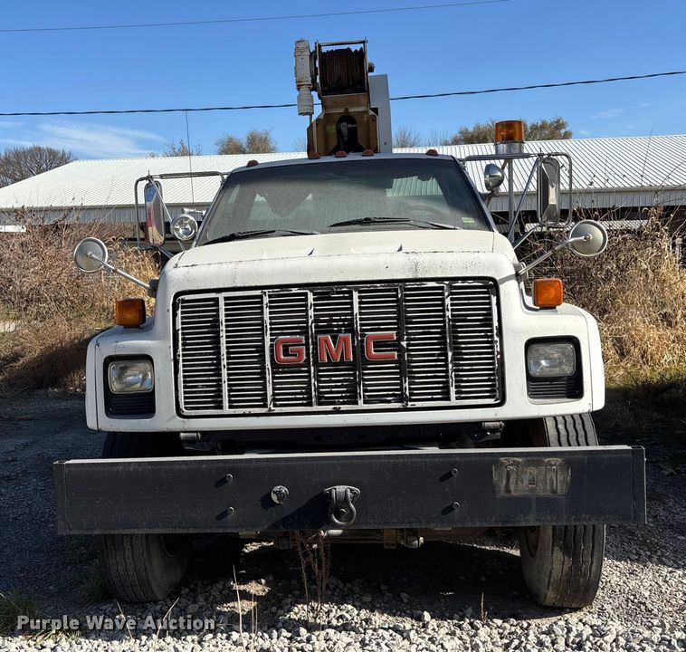 image for item DK0149 1991 GMC C7 crane truck