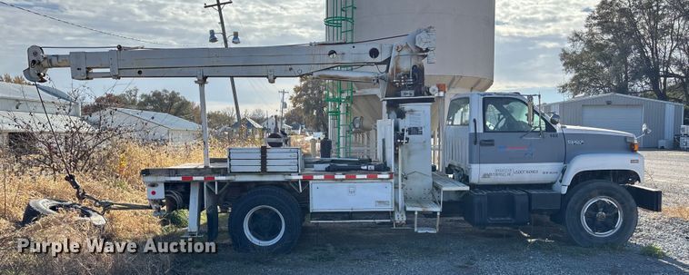 image for item DK0149 1991 GMC C7 crane truck