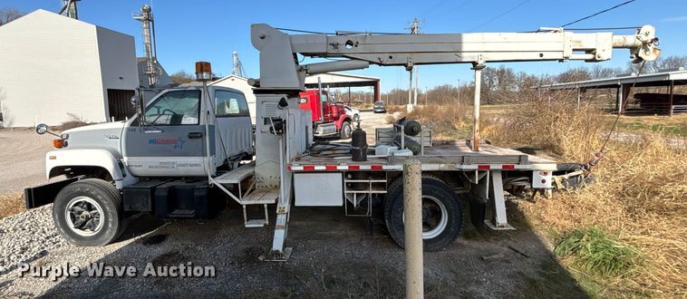 image for item DK0149 1991 GMC C7 crane truck