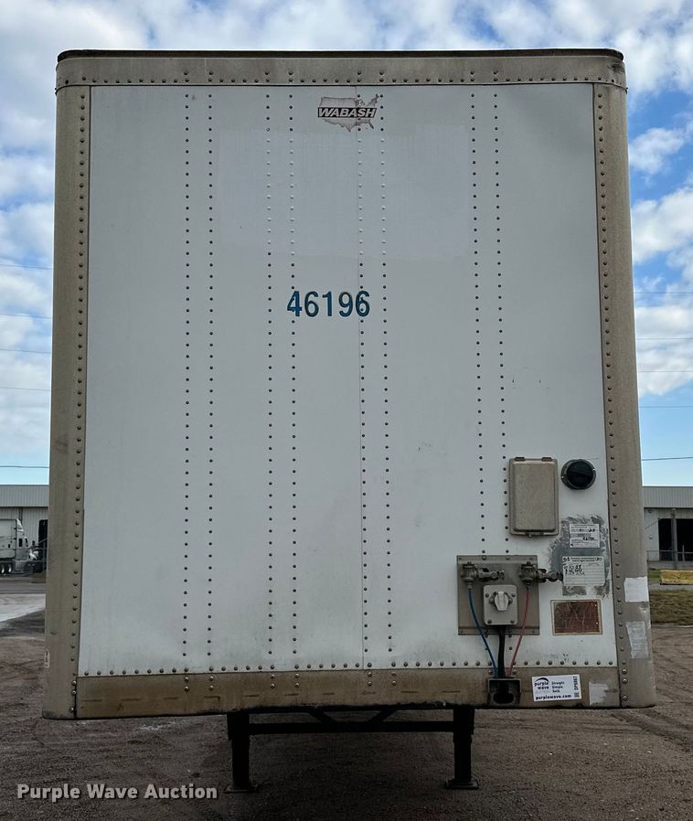 image for item DP8867 2016 Wabash dry van trailer