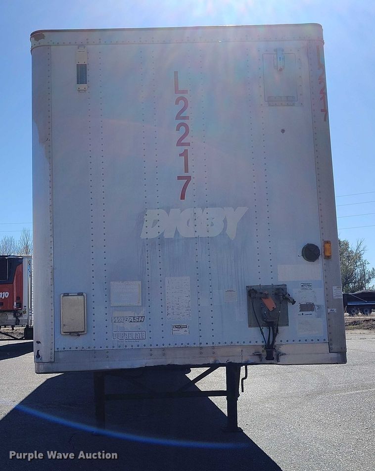 image for item DT0751 2002 Wabash dry van trailer
