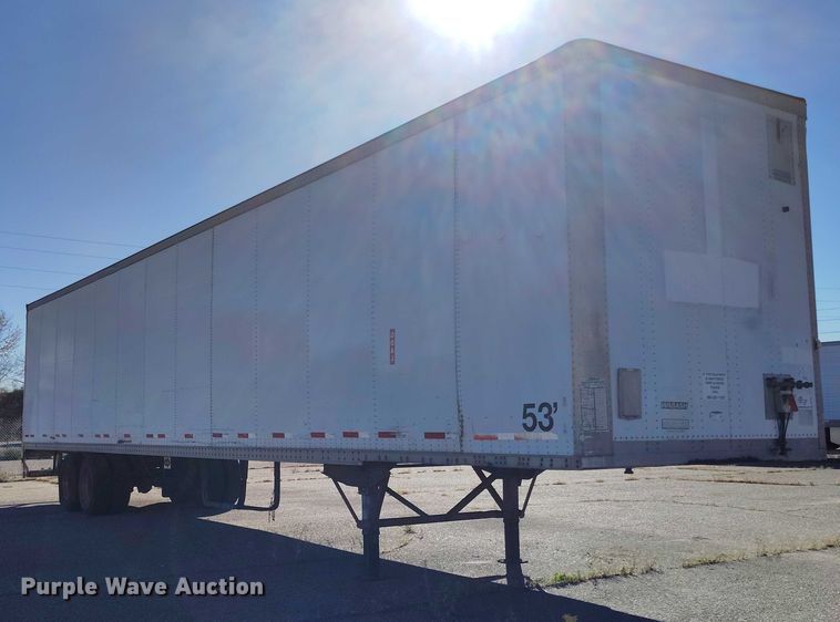 image for item DT0755 2002 Wabash dry van trailer