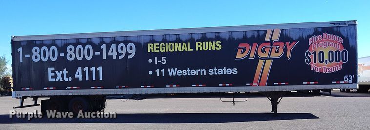 image for item DT0765 2003 Great Dane 7411TP-SA dry van trailer