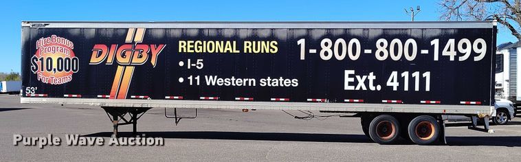 image for item DT0765 2003 Great Dane 7411TP-SA dry van trailer