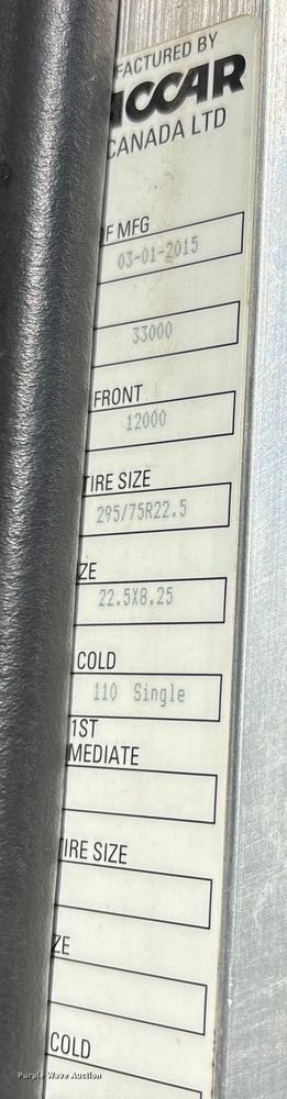 image for item DW7278 2016 Peterbilt 337 semi truck