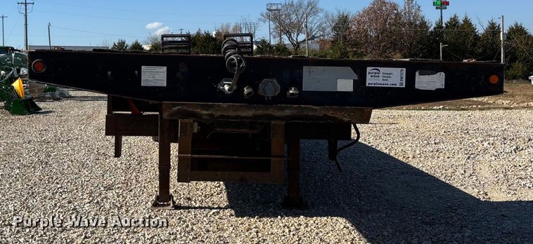 image for item DW7279 2015 Kaufman drop deck equipment trailer