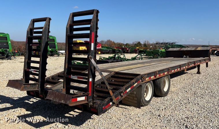 image for item DW7279 2015 Kaufman drop deck equipment trailer