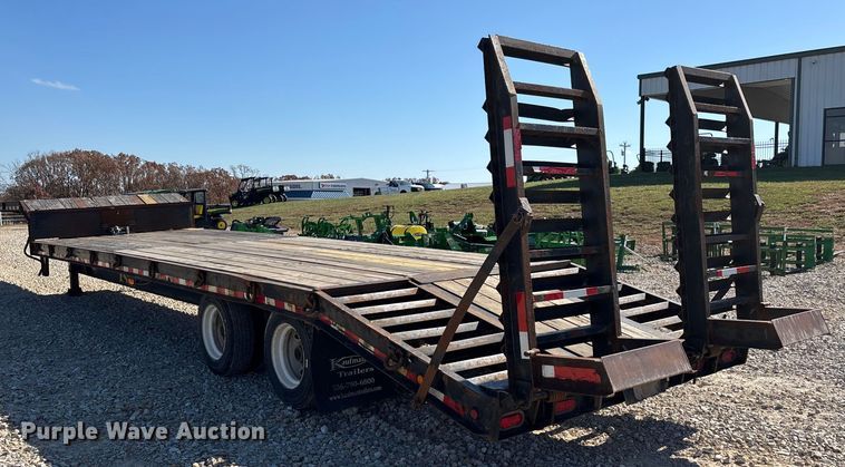 image for item DW7279 2015 Kaufman drop deck equipment trailer