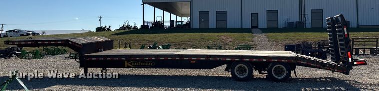 image for item DW7279 2015 Kaufman drop deck equipment trailer