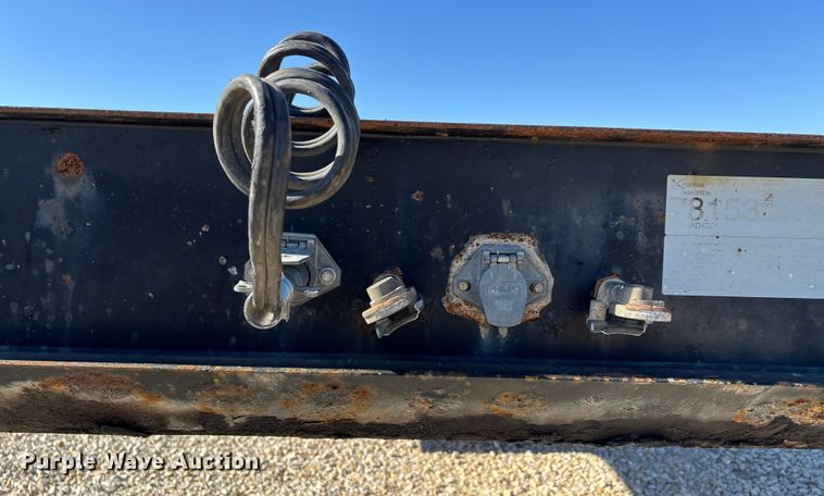 image for item DW7279 2015 Kaufman drop deck equipment trailer