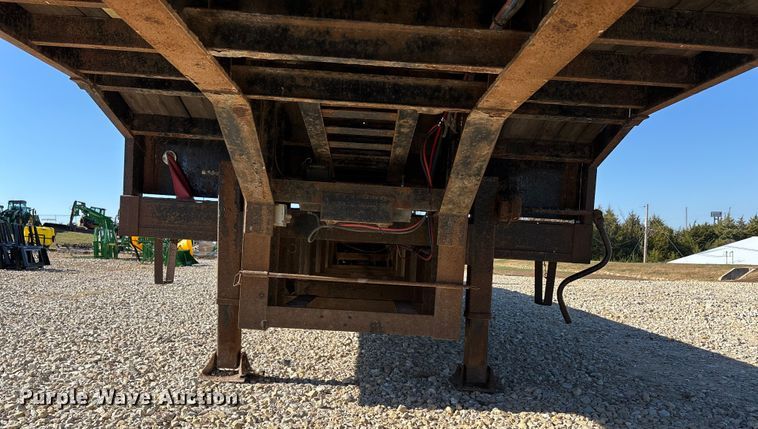 image for item DW7279 2015 Kaufman drop deck equipment trailer