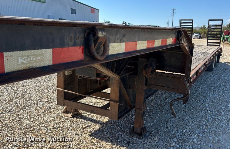 image for item DW7279 2015 Kaufman drop deck equipment trailer