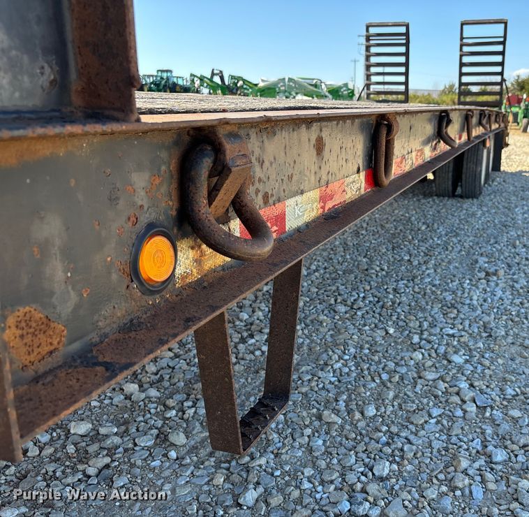 image for item DW7279 2015 Kaufman drop deck equipment trailer