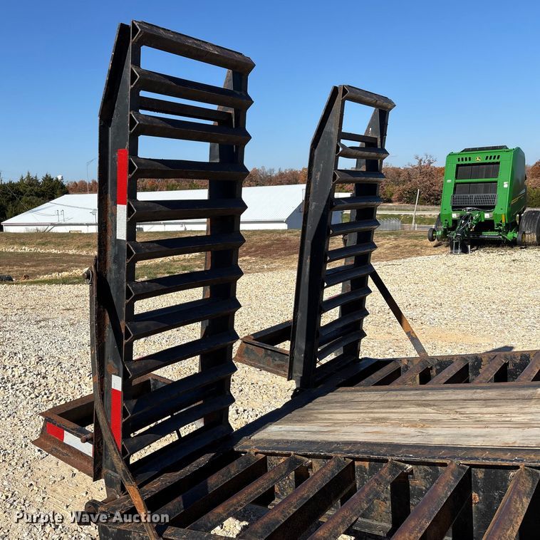 image for item DW7279 2015 Kaufman drop deck equipment trailer