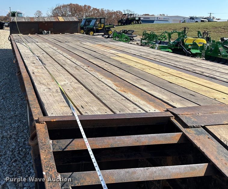 image for item DW7279 2015 Kaufman drop deck equipment trailer