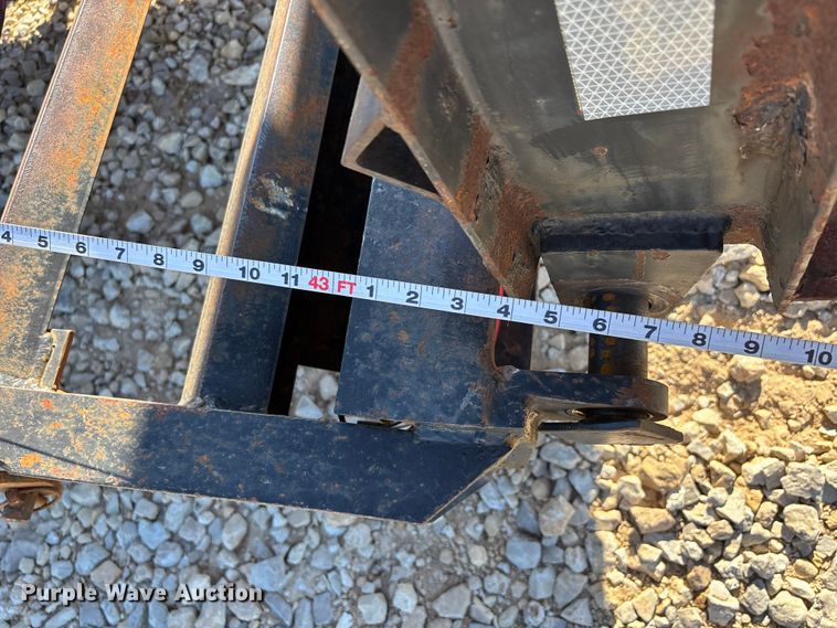 image for item DW7279 2015 Kaufman drop deck equipment trailer