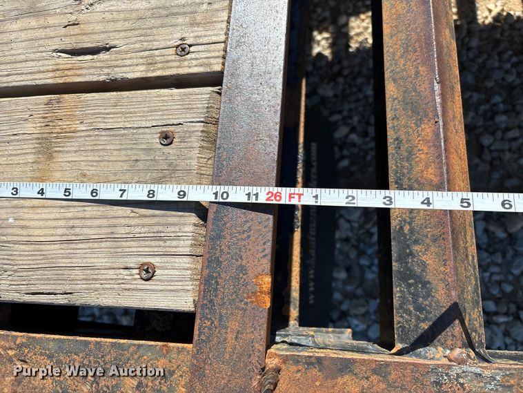 image for item DW7279 2015 Kaufman drop deck equipment trailer