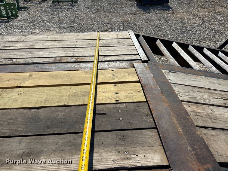 image for item DW7279 2015 Kaufman drop deck equipment trailer