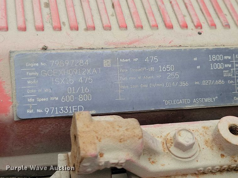 image for item DX6465 2017 International ProStar Plus 122 semi truck