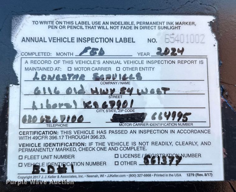 image for item DZ8874 1982 RANC bottom dump trailer