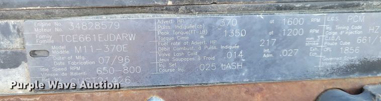 image for item EA2738 1998 Ford 9500 semi truck