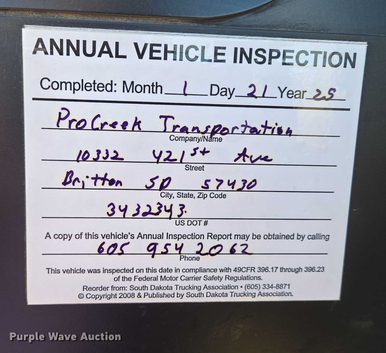 image for item EB1149 2016 Peterbilt 567 semi truck