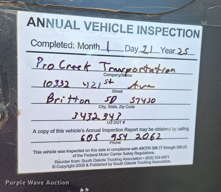 image for item EB1151 2016 Peterbilt 567 semi truck