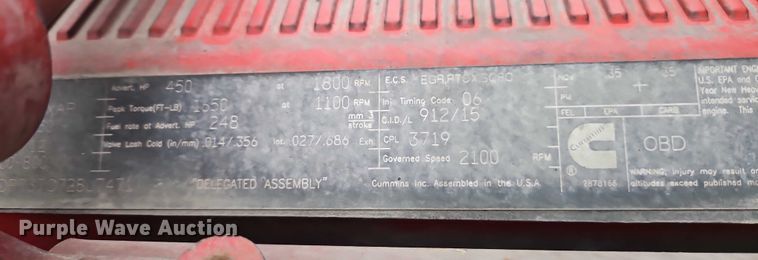 image for item EB8418 2013 Peterbilt 386 semi truck