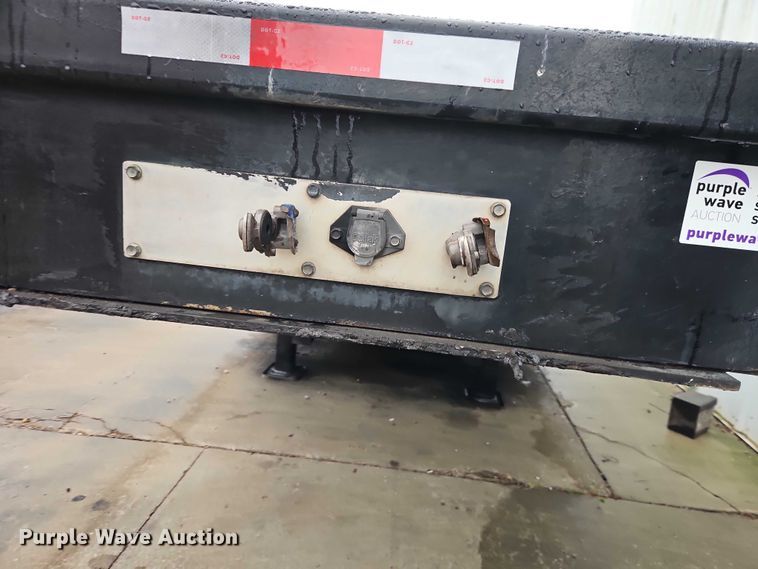 image for item EB8419 2017 Transcraft drop deck equipment trailer