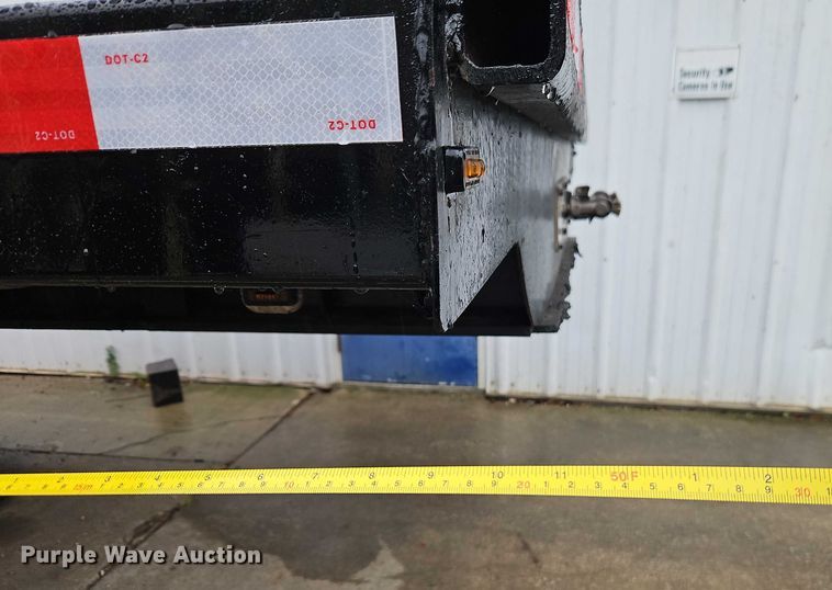 image for item EB8419 2017 Transcraft drop deck equipment trailer