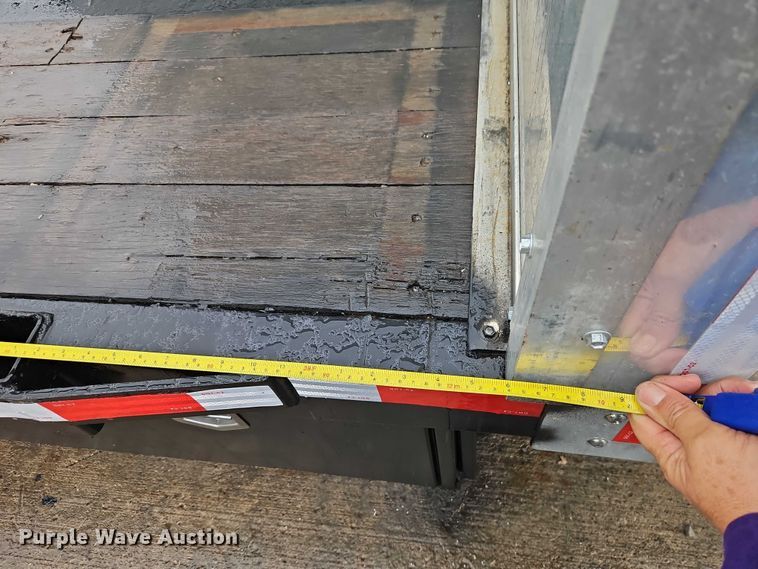 image for item EB8419 2017 Transcraft drop deck equipment trailer