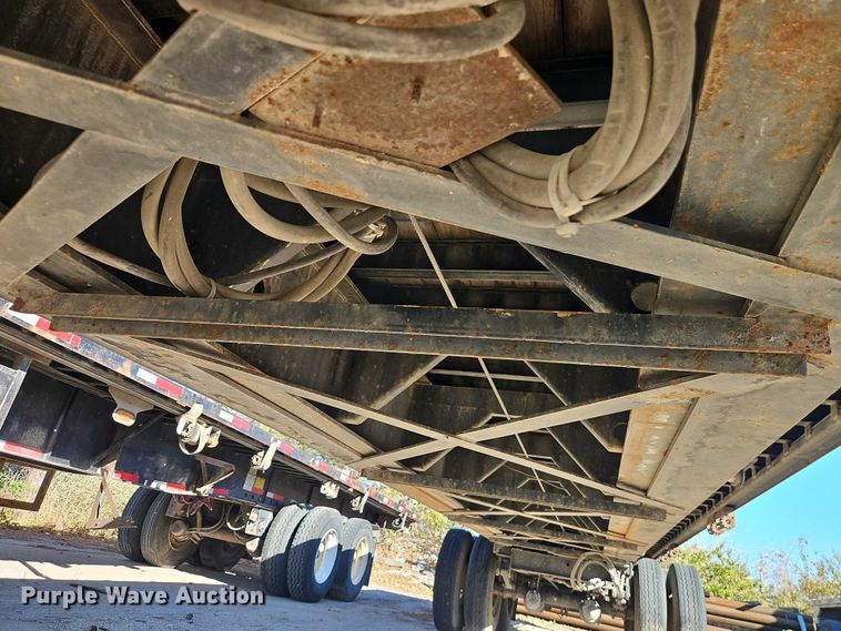 image for item EB8453 2013 Dorsey extendable flatbed trailer